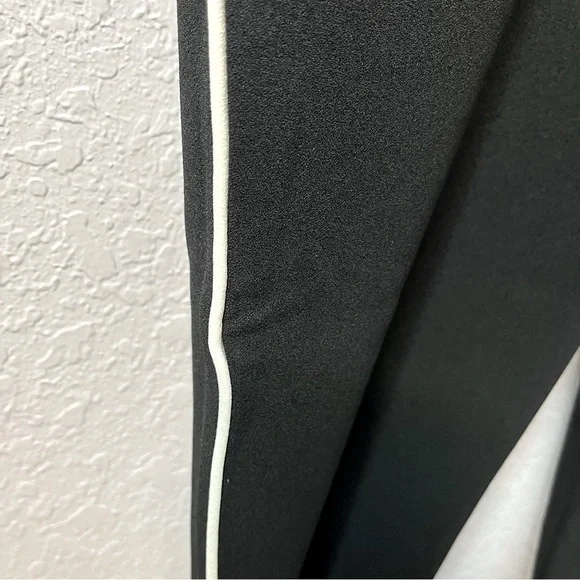 Nina Leonard Tummy Smoothing Pants Black White Pinstripe PETITE Size 3X New! - Picture 2 of 9